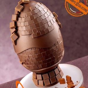 Mosaic Chocolate Easter Egg LINEAGUSCIO Mold