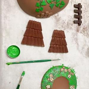 Farm Chocolate Easter Egg LINEAGUSCIO Mold