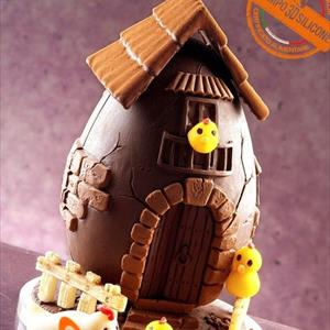 Farm Chocolate Easter Egg LINEAGUSCIO Mold