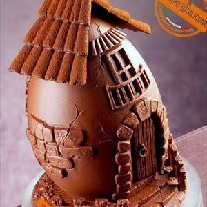 Farm Chocolate Easter Egg LINEAGUSCIO Mold