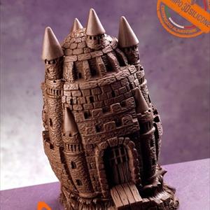 Castle Chocolate Easter Egg LINEAGUSCIO Mold