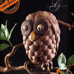 Owl Chocolate Easter Egg LINEAGUSCIO Mold