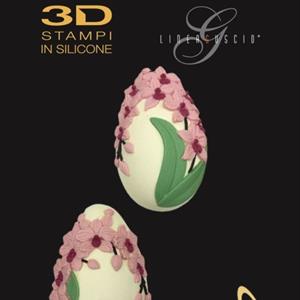 Orchids Chocolate Easter Egg LINEAGUSCIO Mold