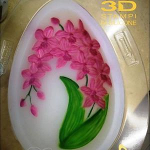 Orchids Chocolate Easter Egg LINEAGUSCIO Mold