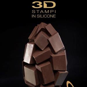 Cubes Chocolate Easter Egg LINEAGUSCIO Mold