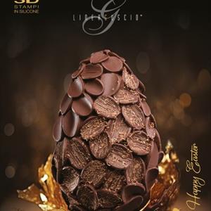 Flakes Chocolate Easter Egg LINEAGUSCIO Mold