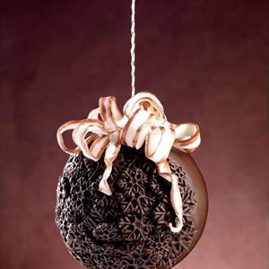 Snow Crystals Chocolate Christmas Ball LINEAGUSCIO Mold