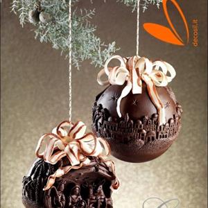 Nativity Scene Chocolate Christmas Ball LINEAGUSCIO Mold