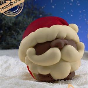 Santa Claus Chocolate Ball LINEAGUSCIO Mold
