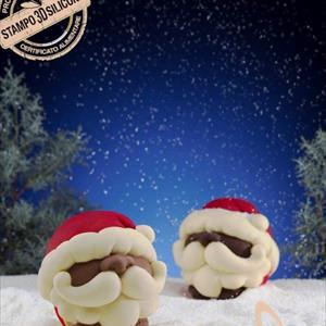 Santa Claus Chocolate Ball LINEAGUSCIO Mold