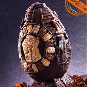 Maya Big Chocolate Easter Egg LINEAGUSCIO Mold