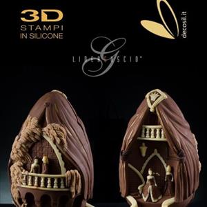 The Princess Ball Large Chocolate Easter Egg LINEAGUSCIO Mold