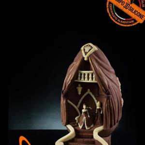 The Princess Ball Large Chocolate Easter Egg LINEAGUSCIO Mold