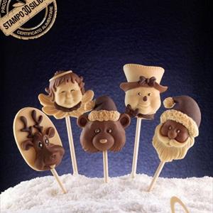 decoStick Christmas Chocolate Lolly mold