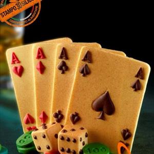 3D Aces Poker mold