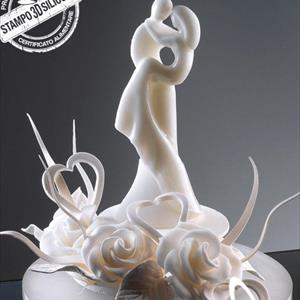 Groom Holding Bride cake topper mold - big size