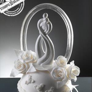 Stylized Couple Heart mold