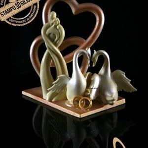 Stylized Couple Heart mold