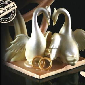 Swan chocolate mold
