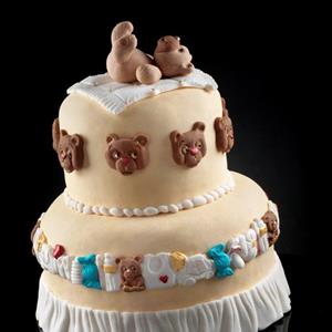Quilted Duvet Cake Decor - Small size mold