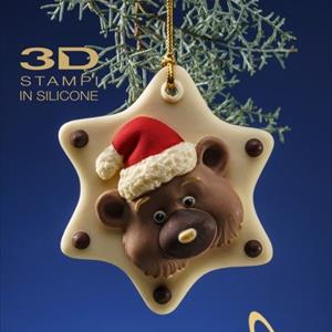 Teddy Bear Ornament chocolate mold