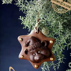 Teddy Bear Ornament chocolate mold
