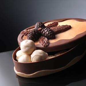 Oval Box Christmas chocolate mold