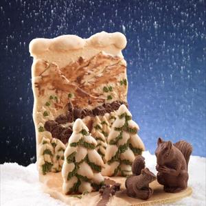 Backdrop Snowy Landscape mold