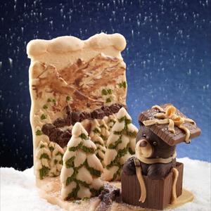 Backdrop Snowy Landscape mold