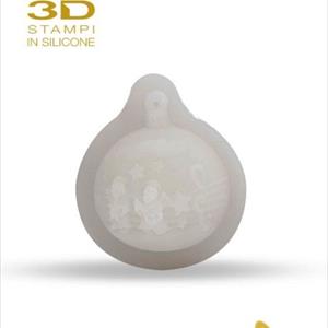 Treble Clef Christmas half-ball mold