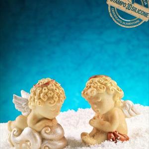 Cherub on the Cloud Mold
