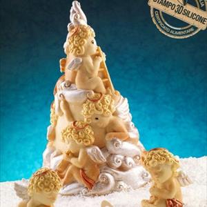 Cherub on the Cloud Mold