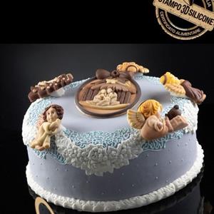 Angel with gift Mold
