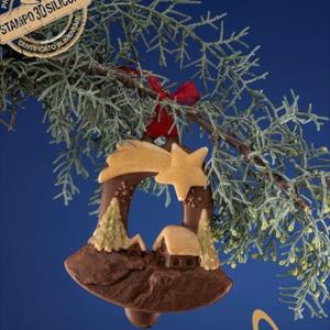 Christmas Hanging Ornament Bell Mold