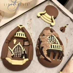 The Princess Ball Large Chocolate Easter Egg LINEAGUSCIO Mold