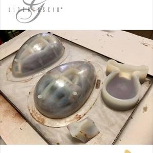 The Princess Ball Large Chocolate Easter Egg LINEAGUSCIO Mold
