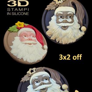 Santa Claus Chocolate pendant mold