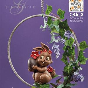 Maddy Bunny Easter Bell LINEAGUSCIO Mold