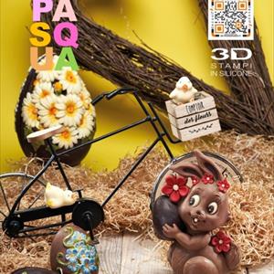 Maddy Bunny Easter Bell LINEAGUSCIO Mold