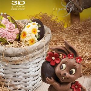 Maddy Bunny Easter Bell LINEAGUSCIO Mold