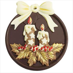 Christmas Candles Ornament silicone mold