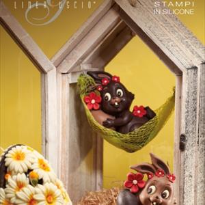 Daisies Chocolate Easter Egg LINEAGUSCIO Mold
