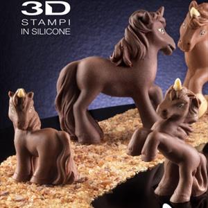 Small Unicorn chocolate mold
