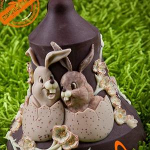 Bunny Chocolate Easter Bell LINEAGUSCIO Mold