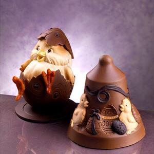 Chicks Chocolate Easter Bell LINEAGUSCIO Mold