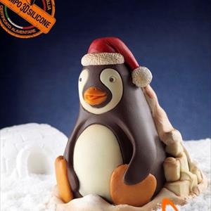 Penguin Chocolate Christmas Bell LINEAGUSCIO Mold