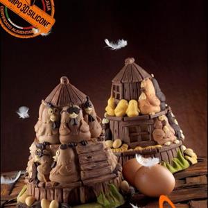 Hen House Chocolate Easter Bell LINEAGUSCIO Mold