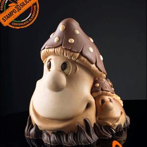 Mushrooms Chocolate Easter Bell LINEAGUSCIO Mold