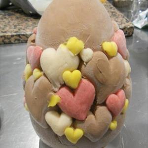 Hearts Chocolate Easter Egg LINEAGUSCIO Mold