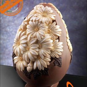 Daisies Chocolate Easter Egg LINEAGUSCIO Mold